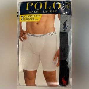 Polo 3-pack boxer briefs size large